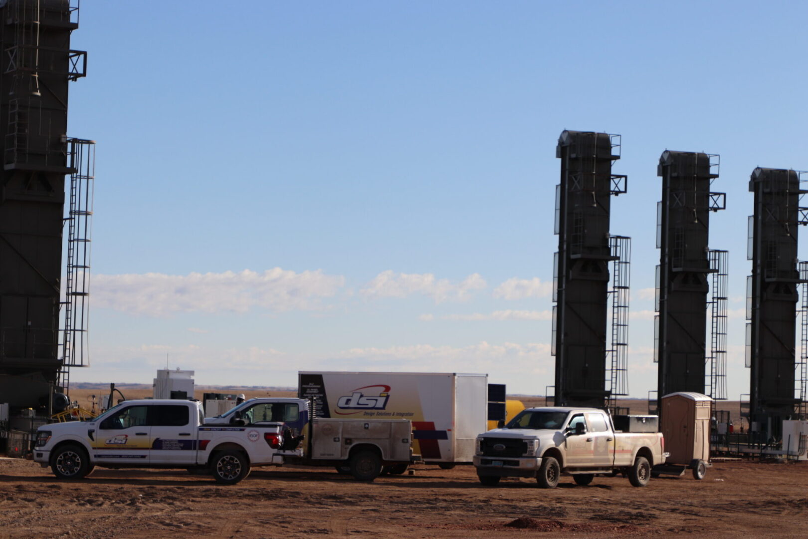 Electric submersible pump well site in the Bakken supported by DSI ESP electrical systems