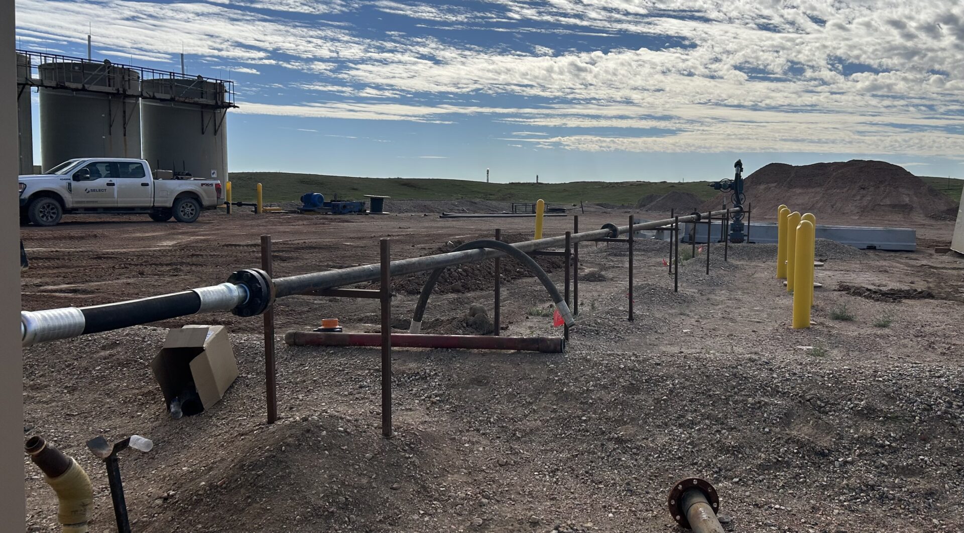 Salt Water Disposal Injection Well Welding.