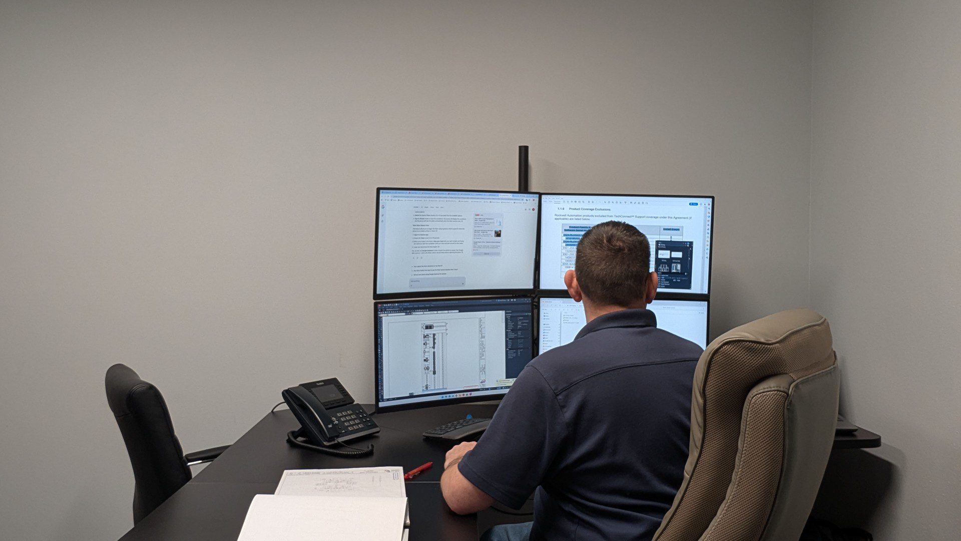 PLC and control system programming