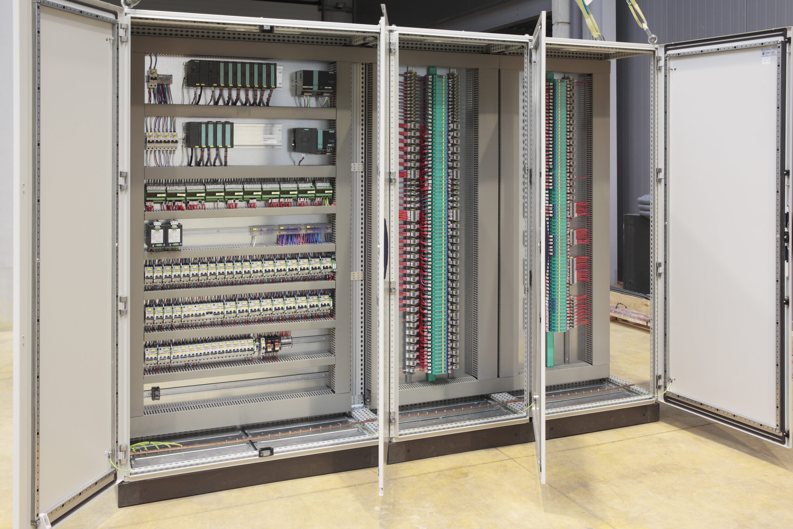 Automation atex regulation plc and barriers panel board