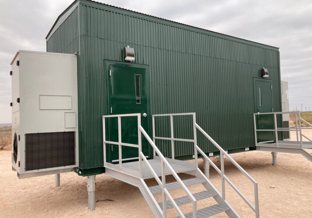 E-house in oil and gas used to protect electrical equipment and improve reliability in field operations
