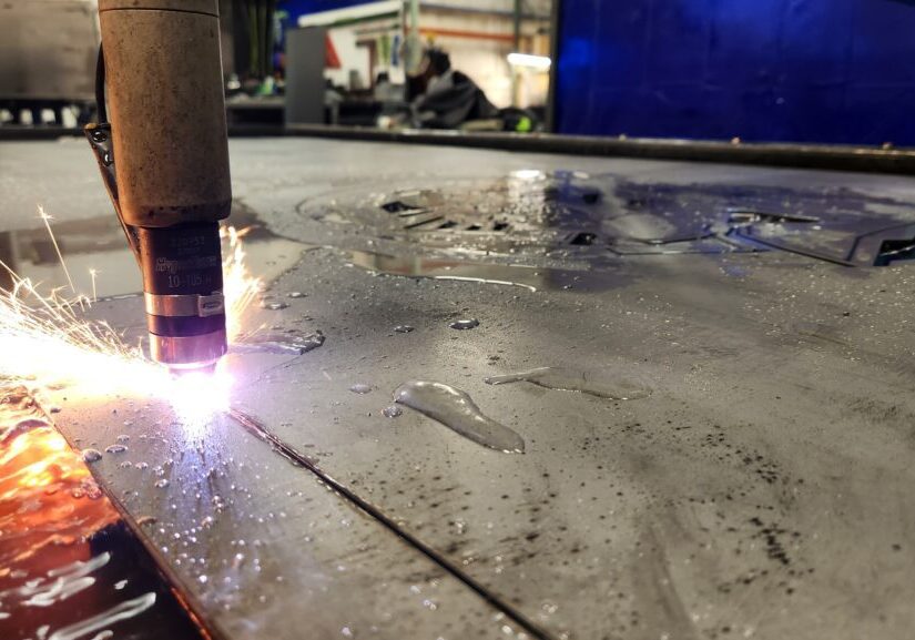Standardized fabrication drawings guiding plasma cutting for oilfield components
